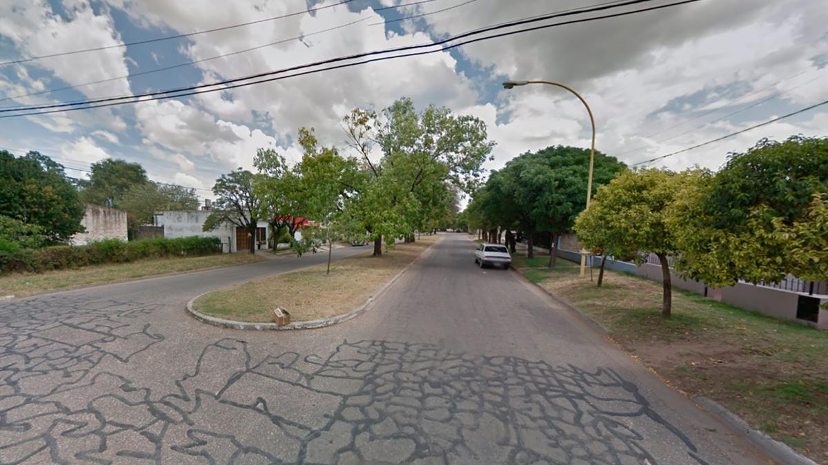 La cuadra de Trenque Lauquen donde se produjo el matricidio Foto Street View