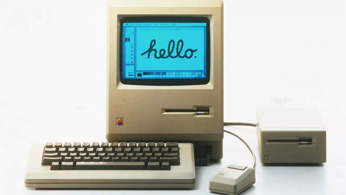 La Macintosh promocionada en el anuncio