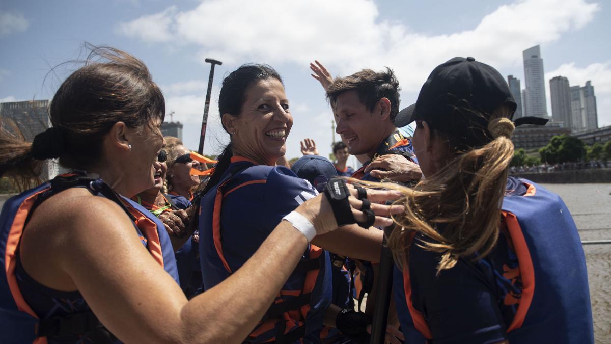 Rodolfo Paverini Es muy importante que el bote dragn crezca y se desarrolle en la Argentina Foto Camila Godoy