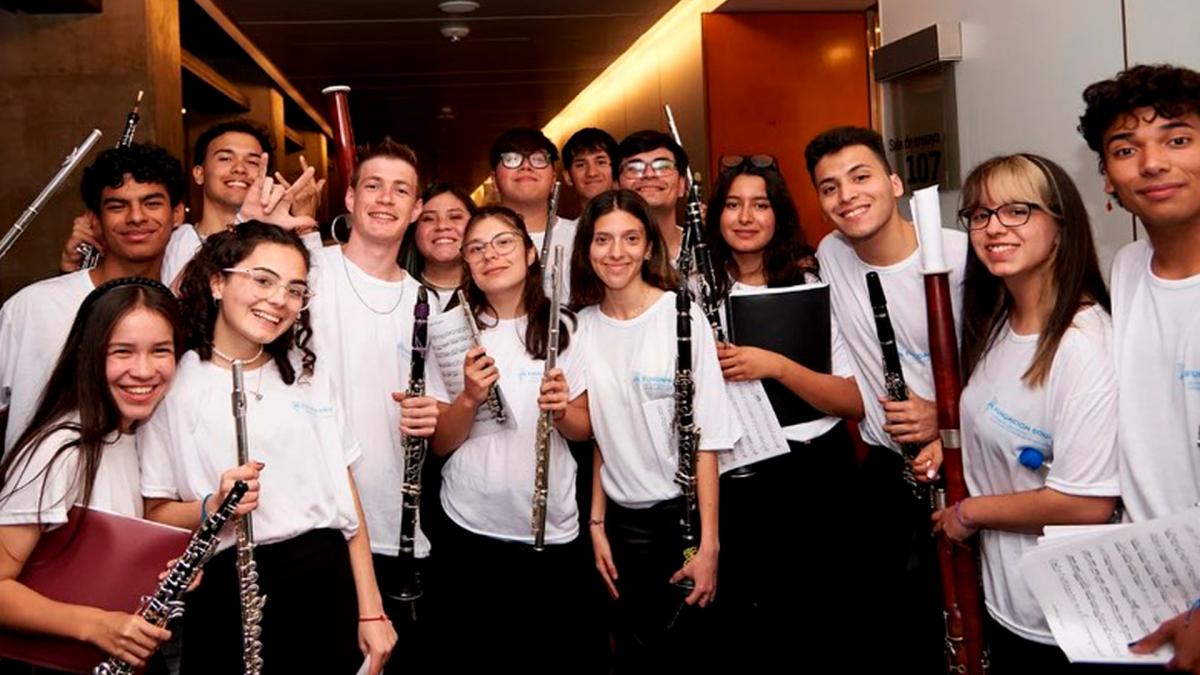 La Fiesta Federal de las Orquestas Infantiles y Juveniles de la Argentina es organizada por la Fundacin Soijar Foto FB
