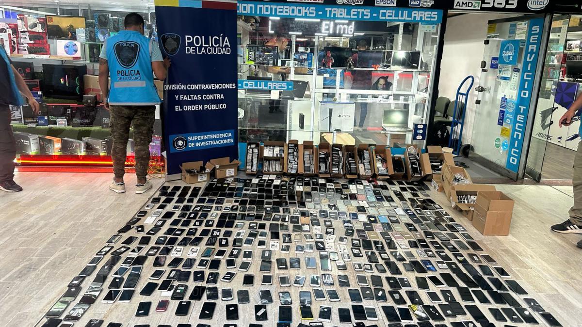 En el operativo fue detenida una persona Foto Policia de la Ciudad